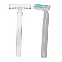 China hotsale twin blade disposable razor mens shaving kit afeitadora desechable