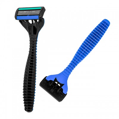 HW-B603DR High quality pivoting head 6 blade disposable shaving razors