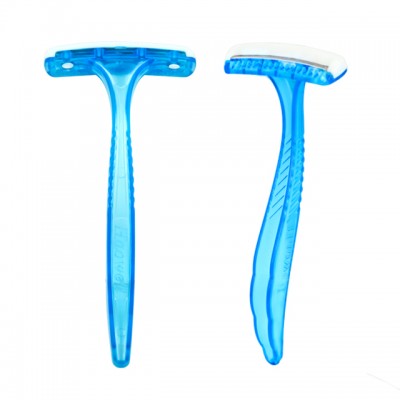 single blade bikini womens razor with comb disposable razor with high quality stainless steel blade