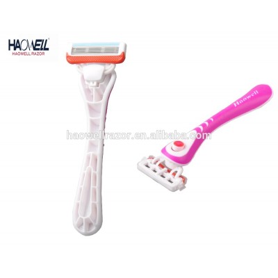 B501DR Wholesale price 5 blade best quality woman razor