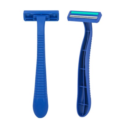 HW-B304GL plastic handle fast delivery and money OEM blister pack imported stainless steel material blade 3 triple blade razor