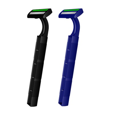 HW-B303GL  China HAOWELL  plastic handle fast delivery and money OEM blister pack 3 triple blade razor